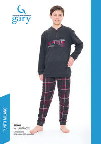 PIGIAMA RAGAZZO M/L S40056 Tellini S.r.l. Ingrosso Abbigliamento